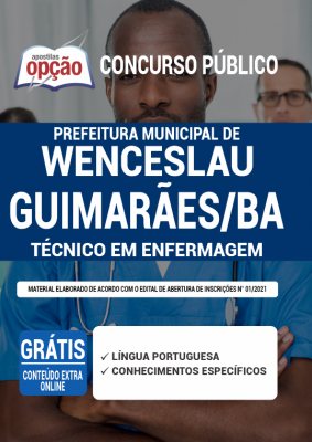 Apostila Prefeitura de Wenceslau Guimarães - BA - Técnico em Enfermagem
