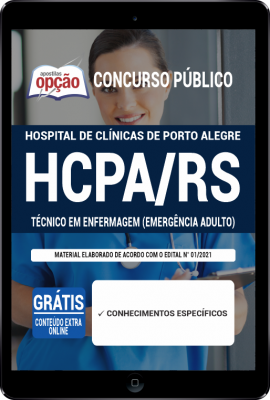 Apostila HCPA-RS em PDF - Técnico de Enfermagem (Emergência Adulto)