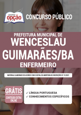 Apostila Prefeitura de Wenceslau Guimarães - BA - Enfermeiro