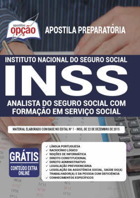 Apostila INSS - Analista do Seguro Social com Formação em Serviço Social
