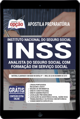Apostila INSS em PDF - Analista do Seguro Social - Serviço Social