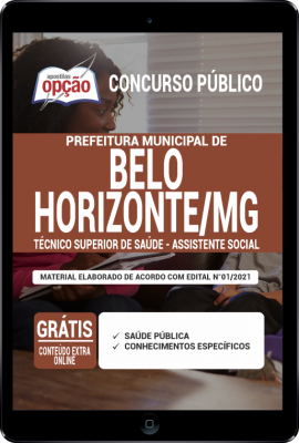 Apostila Prefeitura de Belo Horizonte - MG em PDF - Técnico Superior de Saúde - Assistente Social