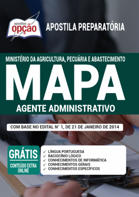 Apostila MAPA - Agente Administrativo