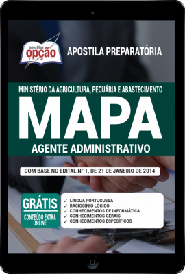Apostila MAPA em PDF - Agente Administrativo