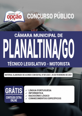 Apostila Câmara de Planaltina - GO - Técnico Legislativo - Motorista