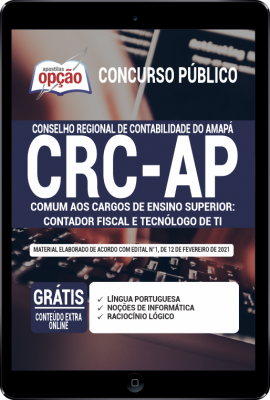 Apostila CRC-AP em PDF - Comum aos Cargos de Ensino Superior: Contador Fiscal e Tecnólogo de TI