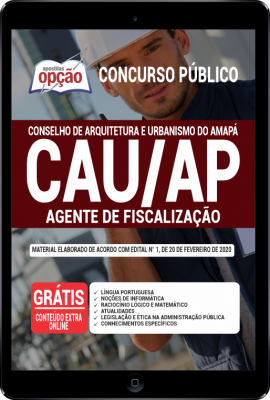 Apostila CAU-AP em PDF - Agente de Fiscalização
