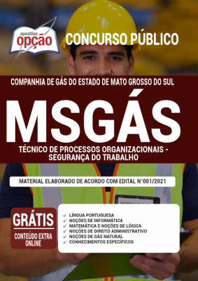 Apostila MSGAS- Técnico de Processos Organizacionais – Segurança do Trabalho