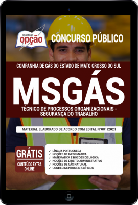 Apostila MSGAS em PDF - Técnico de Processos Organizacionais – Segurança do Trabalho