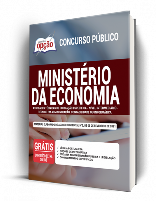 Apostila Ministério da Economia- Atividades Técnicas de Formação Específica - Nível Intermediário - Técnico em Administração, Contabilidade ou Informática