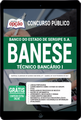 Apostila BANESE em PDF - Técnico Bancário I