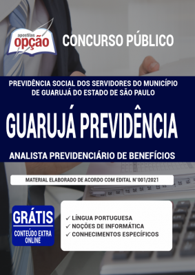 Apostila Guarujá Previdência-SP- Analista Previdenciário de Benefícios