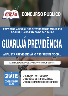 Apostila Guarujá Previdência-SP- Analista Previdenciário Assistente Social