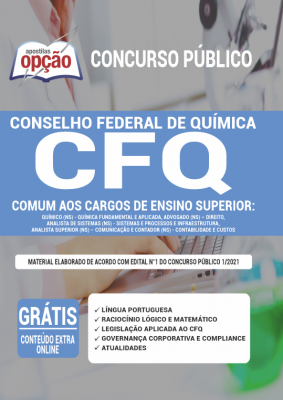 Apostila CFQ - Comum aos Cargos de Ensino Superior