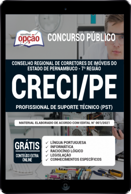 Apostila CRECI-PE em PDF - Profissional de Suporte Técnico (PST)