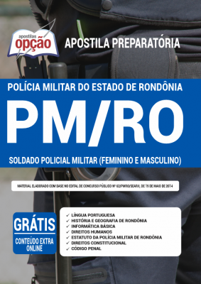 Apostila PM-RO - Soldado Policial Militar (Feminino e Masculino)