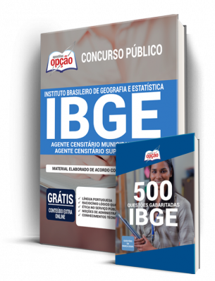 Combo Impresso IBGE - Agente Censitário Municipal (ACM) e Agente Censitário Supervisor (ACS)