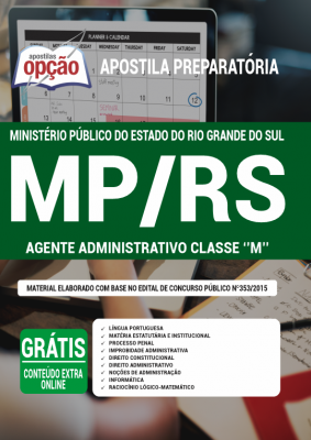 Apostila MP-RS - Agente Administrativo Classe M