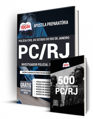 Combo Impresso PC-RJ - Investigador Policial de 3ª Classe