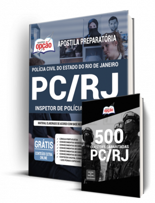 Combo Impresso PC-RJ - Inspetor de Polícia (6ª Classe)