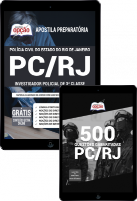 Combo PC-RJ - Investigador Policial de 3ª Classe