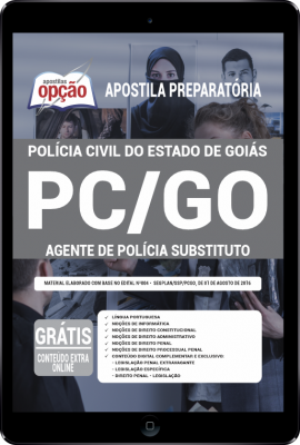 Apostila PC-GO em PDF - Agente de Polícia Substituto
