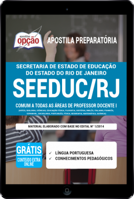 Apostila SEEDUC-RJ em PDF - Comum a Todas as Áreas de Professor Docente I