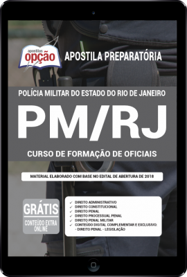 Apostila PM-RJ em PDF - Curso de Formação de Oficiais
