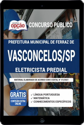 Apostila Prefeitura de Ferraz de Vasconcelos - SP em PDF - Eletricista Predial