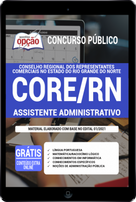 Apostila CORE-RN em PDF - Assistente Administrativo
