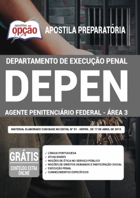 Apostila DEPEN - Agente Penitenciário Federal - Área 3