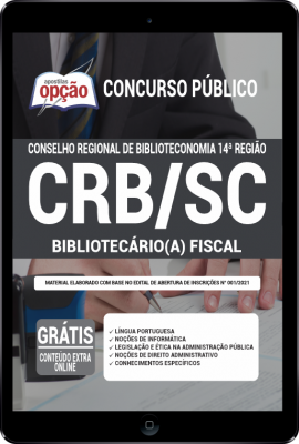Apostila CRB-SC em PDF - Bibliotecário (a) Fiscal