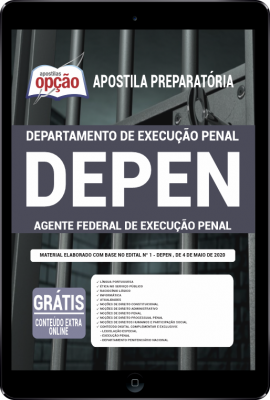 Apostila DEPEN em PDF - Agente Federal de Execução Penal