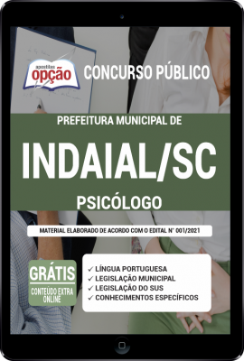 Apostila Prefeitura de Indaial - SC em PDF - Psicólogo