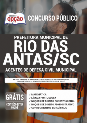 Apostila Prefeitura Rio das Antas - SC - Agentes de Defesa Civil Municipal