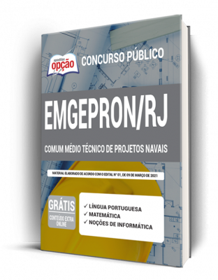 Apostila EMGEPRON-RJ - Comum Médio Técnico de Projetos Navais