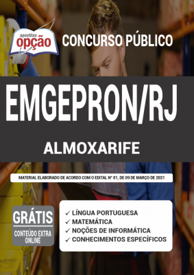 Apostila EMGEPRON-RJ - Almoxarife