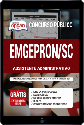 Apostila EMGEPRON-SC em PDF - Assistente Administrativo