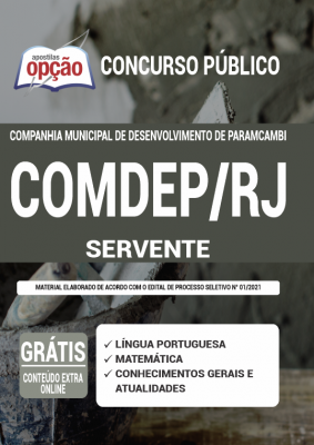 Apostila COMDEP-RJ - Servente