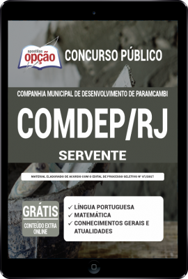 Apostila COMDEP-RJ em PDF - Servente