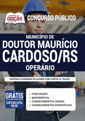 Apostila Município de Doutor Maurício Cardoso-RS - Operário