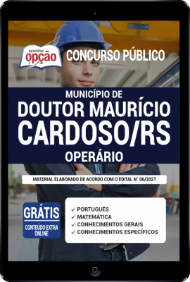 Apostila Município de Doutor Maurício Cardoso-RS em PDF - Operário