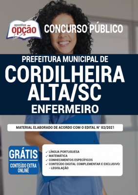 Apostila Prefeitura de Cordilheira Alta - SC - Enfermeiro