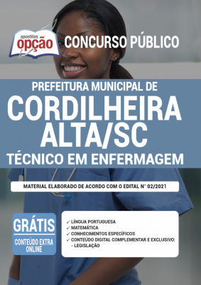 Apostila Prefeitura de Cordilheira Alta - SC - Técnico em Enfermagem