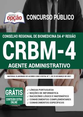 Apostila CRBM 4 - Agente Administrativo