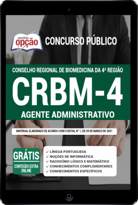 Apostila CRBM 4 em PDF - Agente Administrativo
