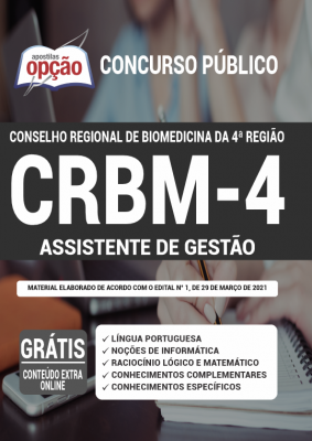 Apostila CRBM 4 - Assistente de Gestão