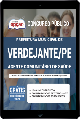 Apostila Prefeitura Verdejante - PE em PDF - Agente Comunitário de Saúde