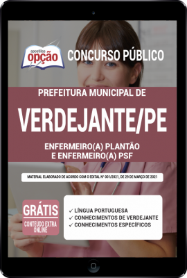 Apostila Prefeitura Verdejante - PE em PDF - Enfermeiro (a) Plantão e Enfermeiro (a) PSF