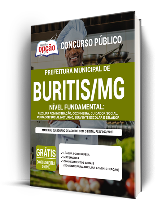 Apostila Prefeitura de Buritis - MG 2021 - Nível Fundamental